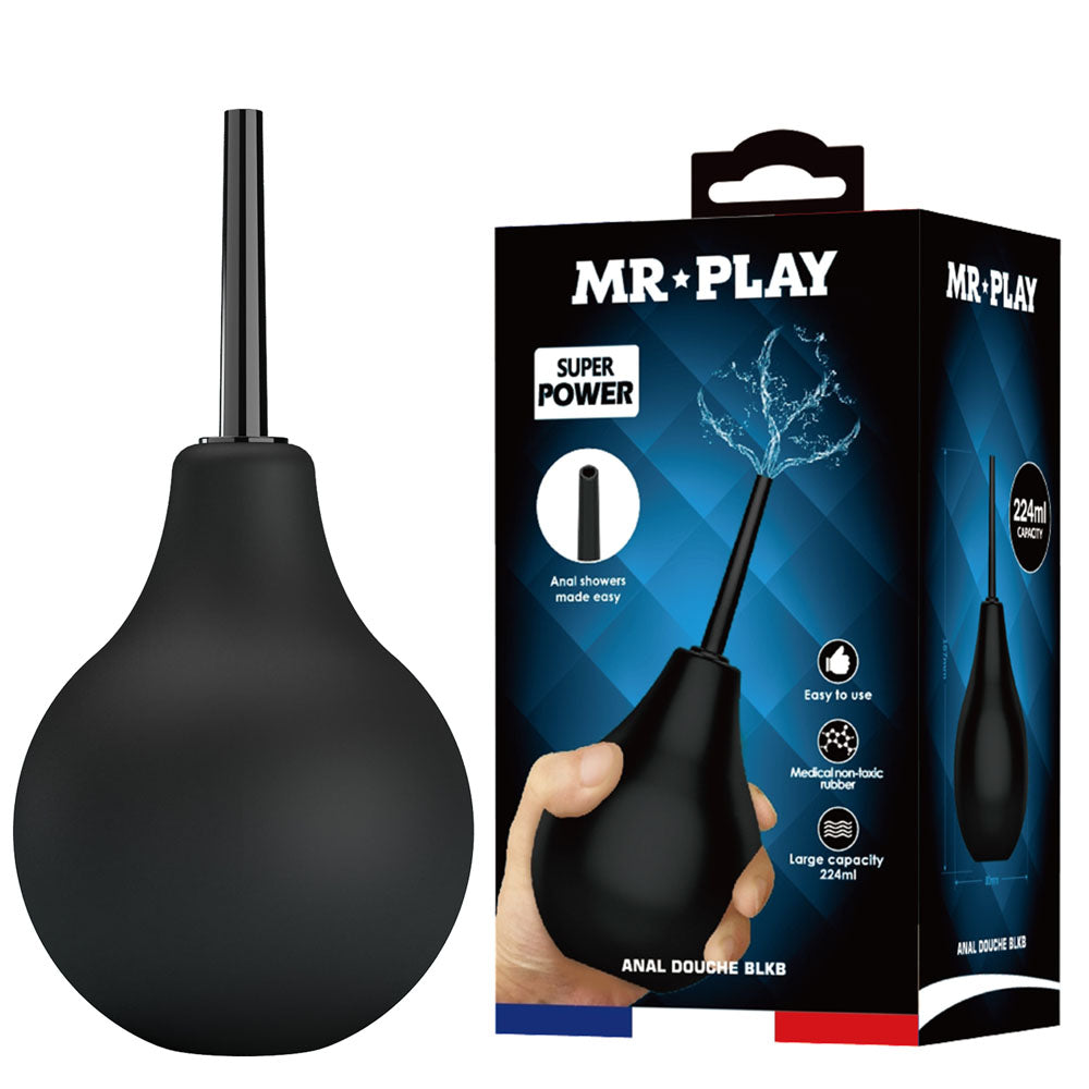 Mr Play QX-004 - Self-Pleasure Support - Soft and Gentle - Compact Size - Black
