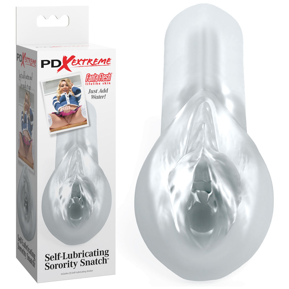 Pipedream Masturbator – Self-Lubricating – Clear