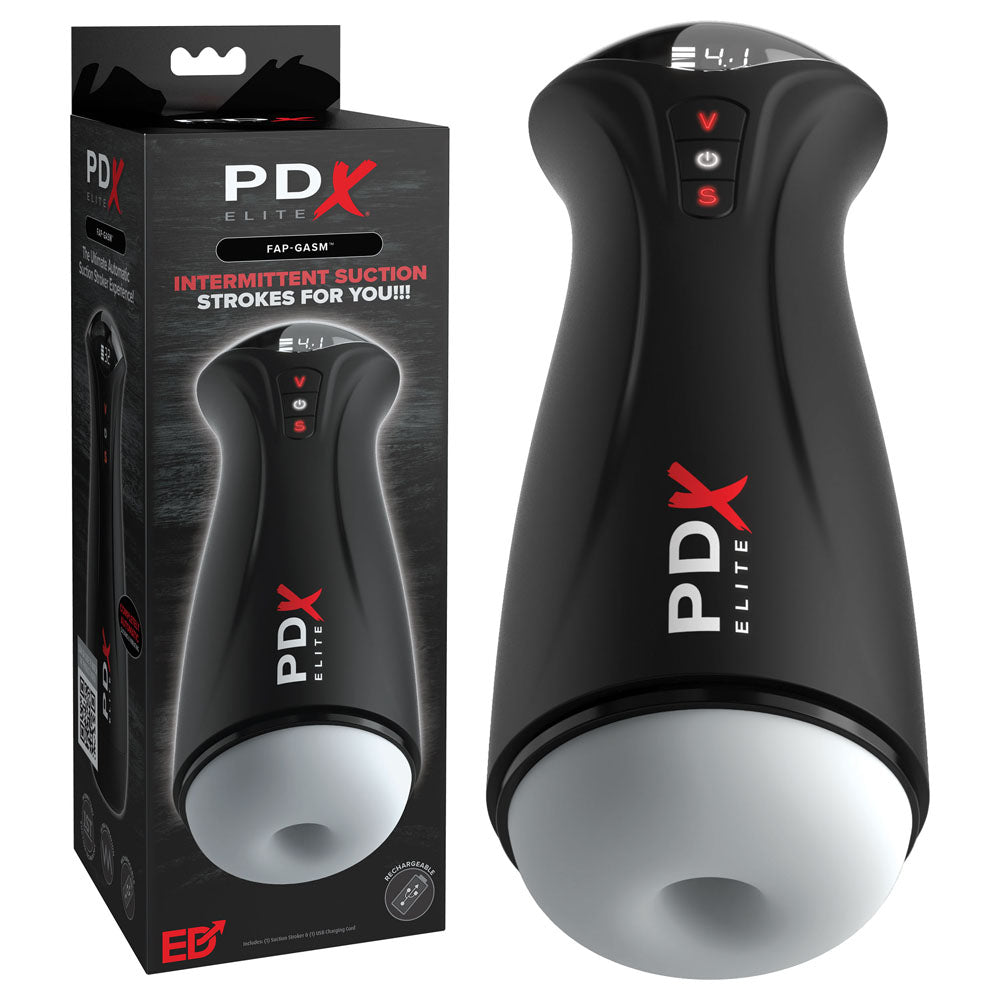 PDX Elite Masturbator – USB Rechargeable, Body-Safe Silicone – Flesh