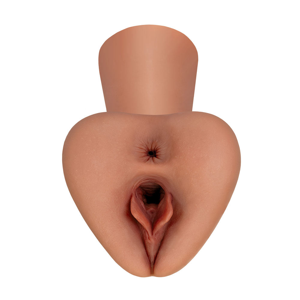 PDX Plus Masturbator – XL Size, Body-Safe Material – Brown
