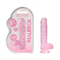 REALROCK Dongs – Realistic – Body-Safe Silicone – Pink – 15.2 cm