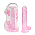 REALROCK DONG – Realistic Design – Body-Safe Silicone – Pink – 20.3 cm