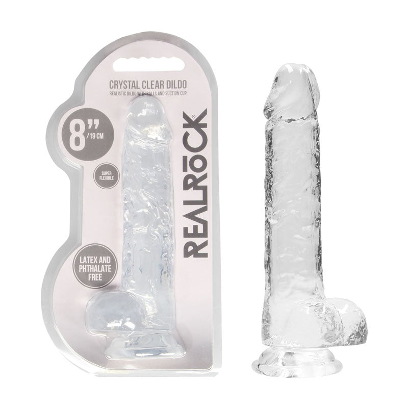REALROCK DONG – Realistic – Clear – 20.3 cm
