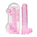 RealRock Dongs – Realistic Design – Body-Safe Silicone – Pink – 22.9 cm