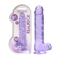RealRock Dongs – Realistic Design – Body-Safe Silicone – Purple – 22.9 cm