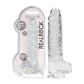 RealRock Dongs – Realistic Design – Clear – 22.9 cm