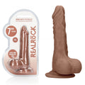 REALROCK Dongs – Realistic Design – Body-Safe Silicone – Tan – 17.8 cm
