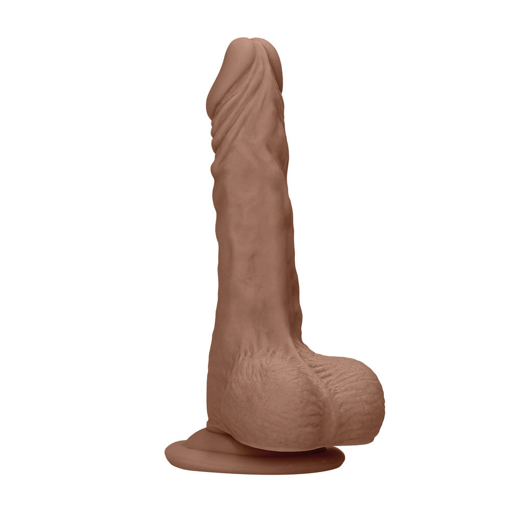 REALROCK Dongs – Realistic Design – Body-Safe Silicone – Tan – 17.8 cm