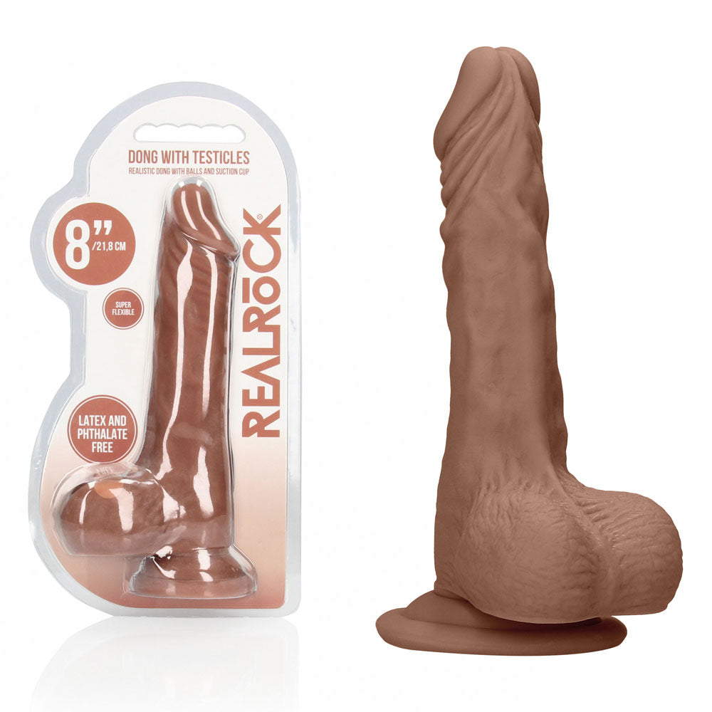REALROCK Dong – Realistic – PVC – Tan – 20.3 cm
