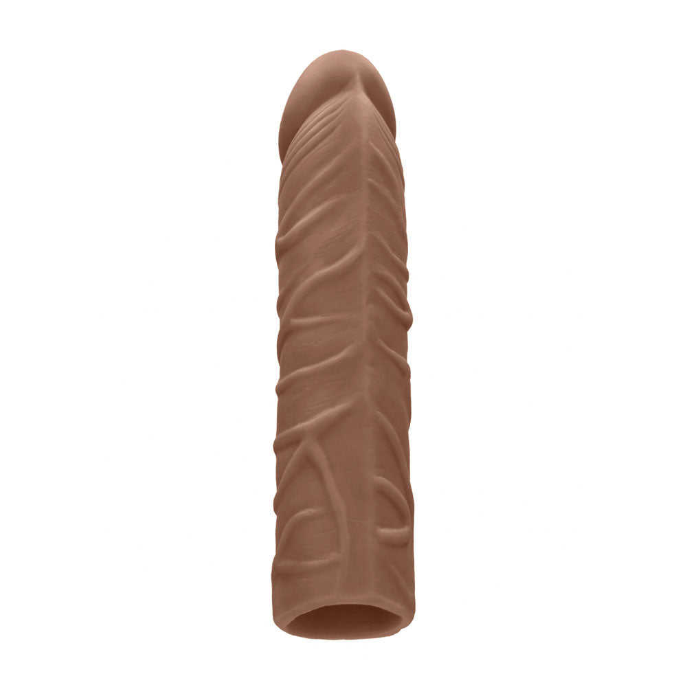 REALROCK Sleeve – Body-Safe Silicone – Tan – 17.8 cm