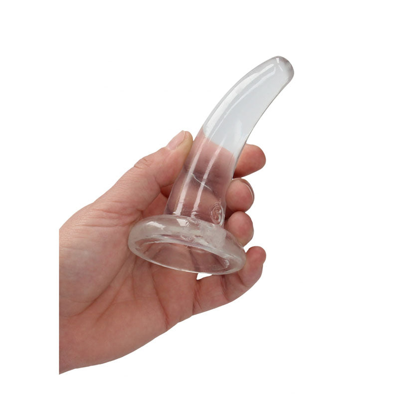 REALROCK Dongs – Non-Realistic, Suction Cup – Clear – 11.5 cm