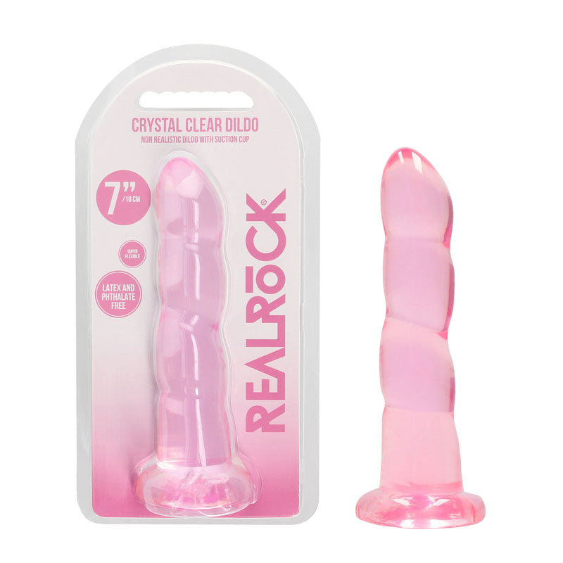 REALROCK Dongs – Non-Realistic, Suction Cup – Pink