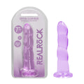 REALROCK Dongs – Non-Realistic, Suction Base – Purple