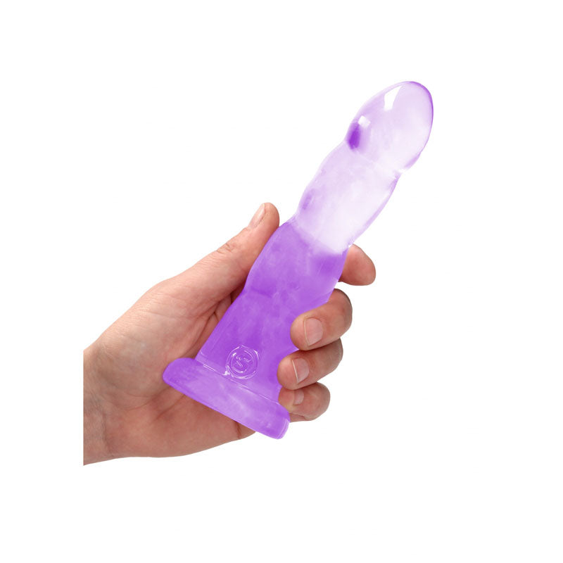 REALROCK Dongs – Non-Realistic, Suction Base – Purple