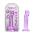REALROCK Dongs – Non-Realistic, Suction Cup – Purple – 17 cm