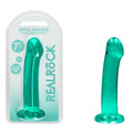REALROCK DONG – Suction Cup – Turquoise – 17 cm