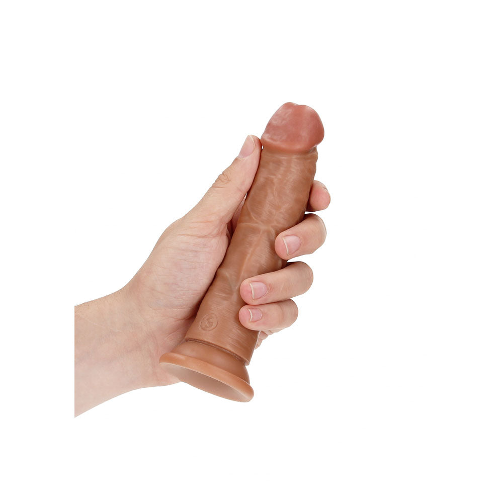 REALROCK DONG – Realistic, Suction Cup – Tan – 15.5 cm