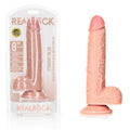 REALROCK Realistic Straight Dildo with Balls – 20.5 cm (8 inches) – Skin Tone