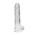 REALROCK DONG – Realistic Design – PVC – Clear – 25 cm