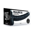 REALROCK Strap-On – Hollow Design, Body-Safe Silicone – Black – 23 cm