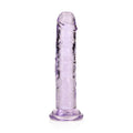 REALROCK DONG – Body-Safe Silicone – Purple – 15.5 cm