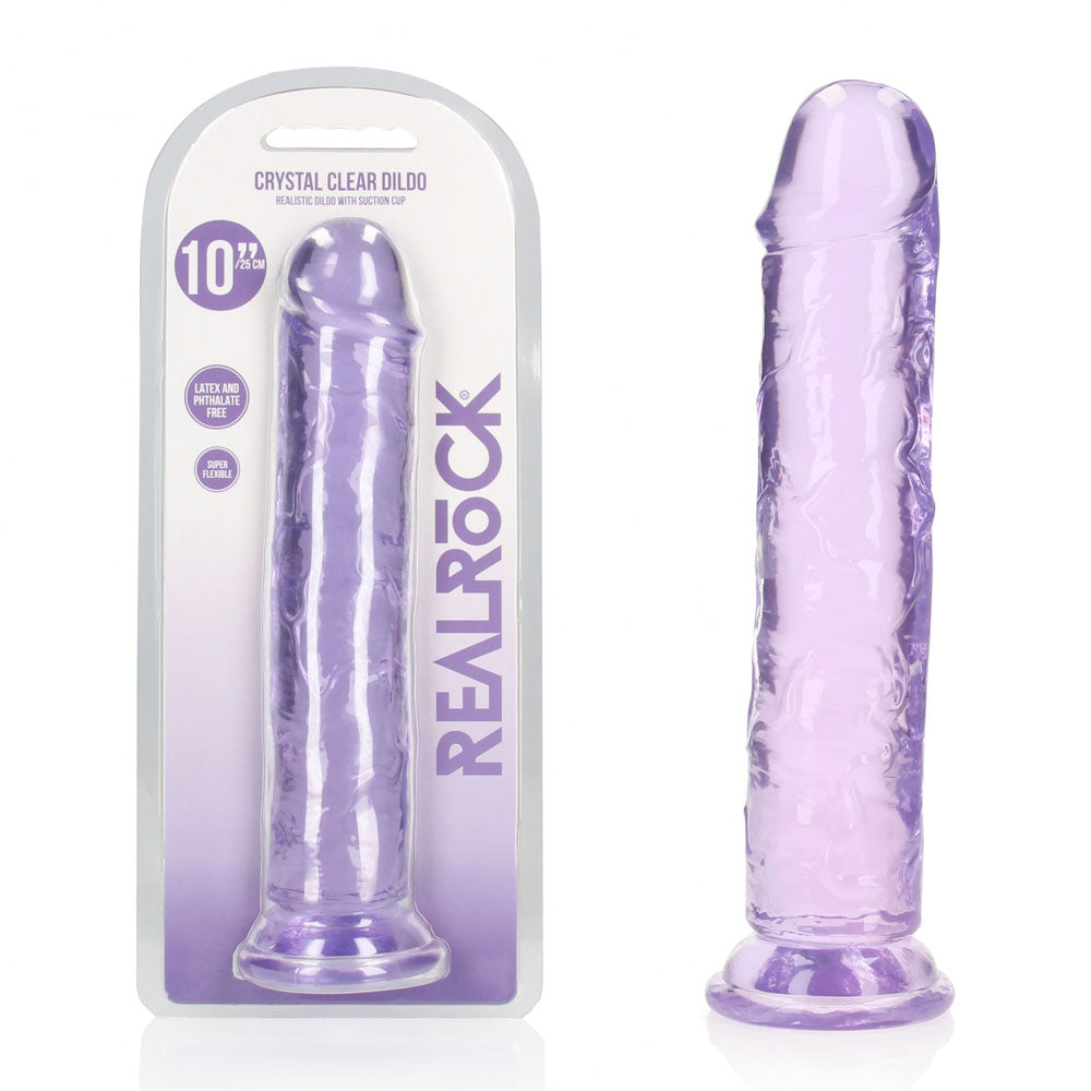 REALROCK DONG – Body-Safe Silicone – Purple – 28 cm