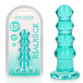 REALROCK Anal Plug – Body-Safe Silicone – Turquoise – 14 cm