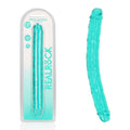 REALROCK Double Dong – Body-Safe Silicone – Turquoise – 34 cm