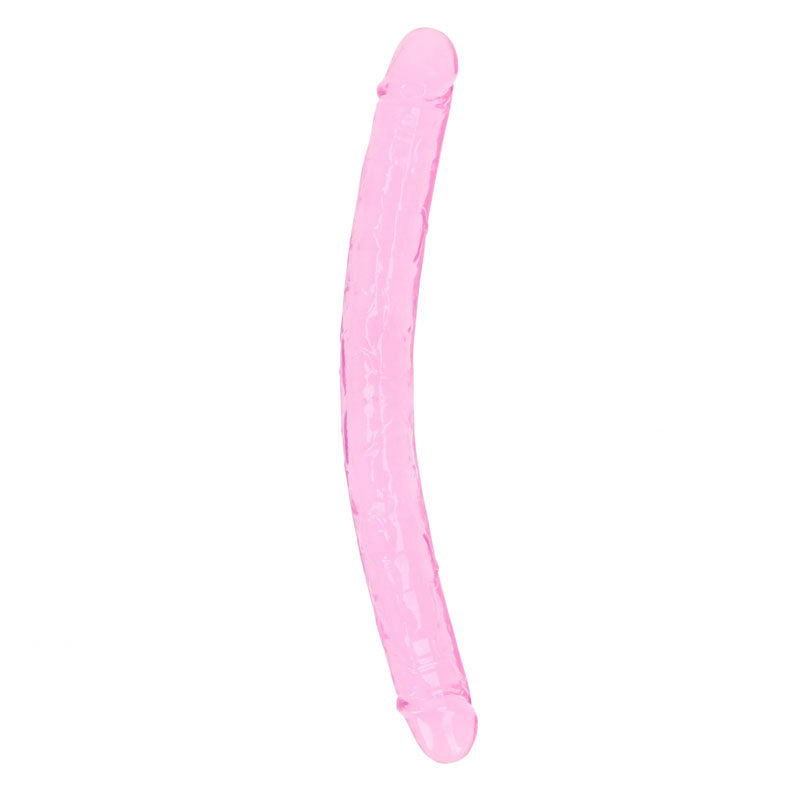 REALROCK Dongs – 45 cm Double Dong – Body-Safe Silicone – Pink