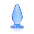 REALROCK Anal Plug – Body-Safe Silicone – Blue – 9 cm