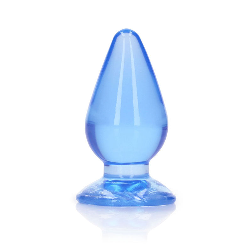 REALROCK Anal Plug – Body-Safe Silicone – Blue – 9 cm