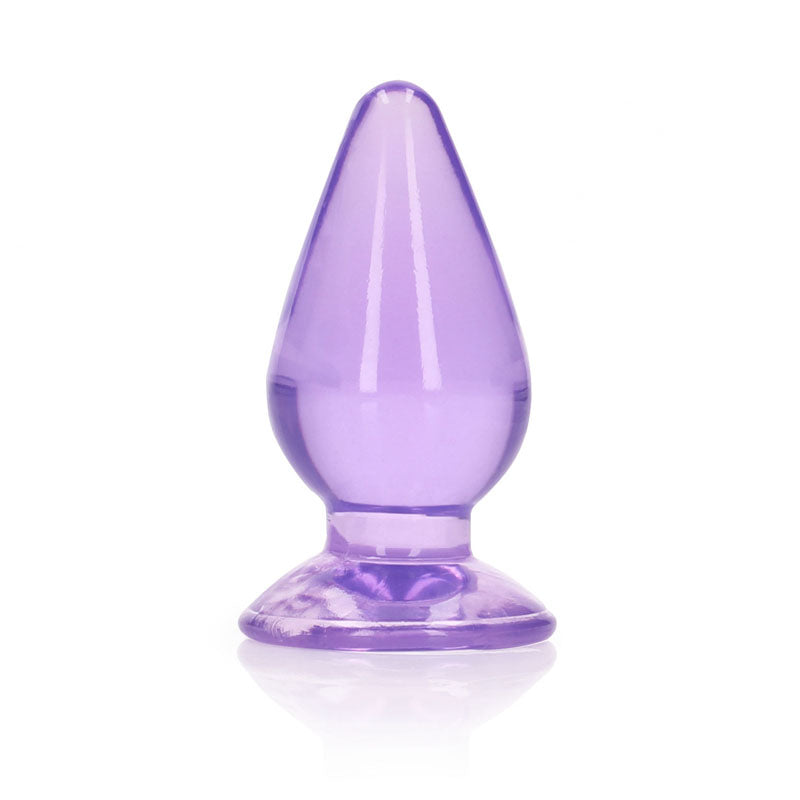 REALROCK Anal Plug – Body-Safe Silicone – Purple – 9 cm