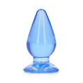 REALROCK Anal Plug – Body-Safe Silicone – Blue – 11.5 cm