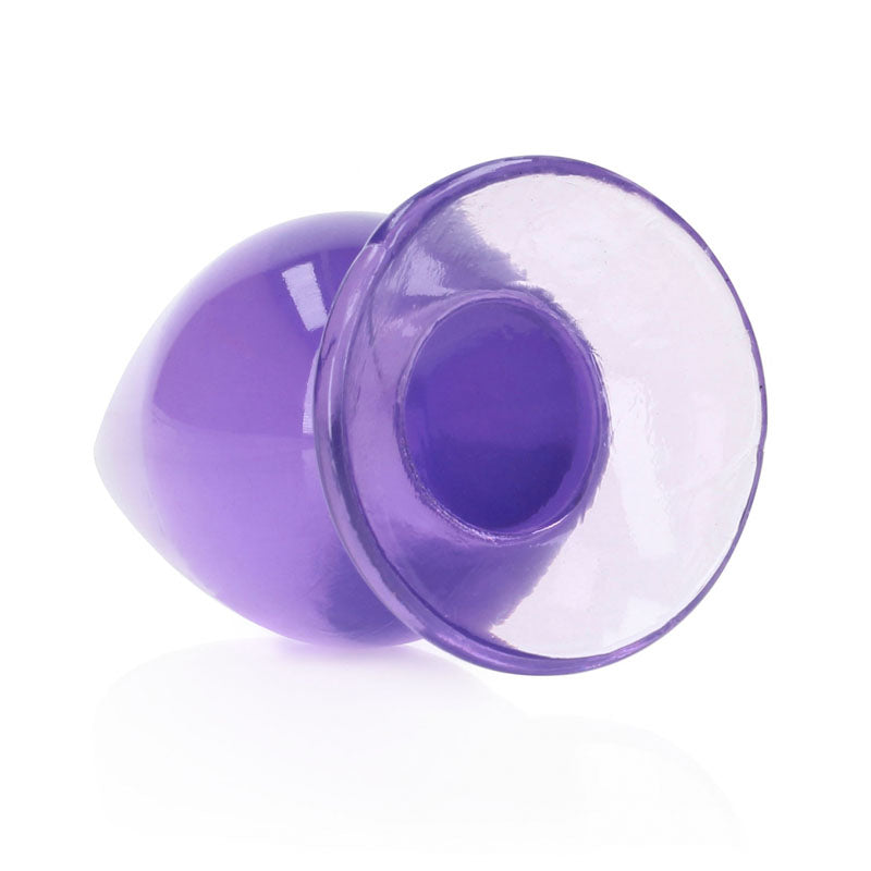 REALROCK crystal clear purple 11.5 cm butt plug – image 3