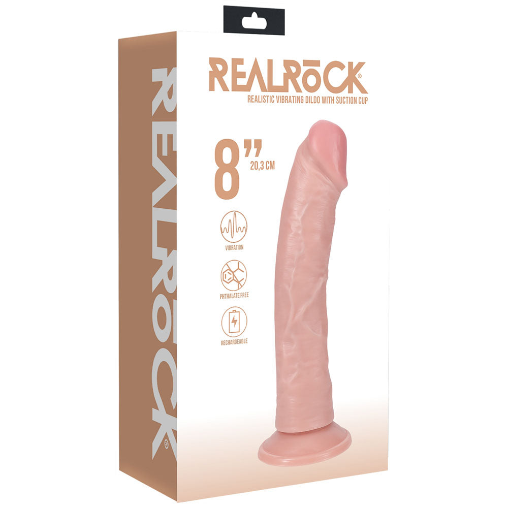 REALROCK flesh 20 cm realistic vibrating dildo – image 7