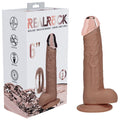 REALROCK DONG – Rechargeable, Metal Head – Tan – 16.2 cm