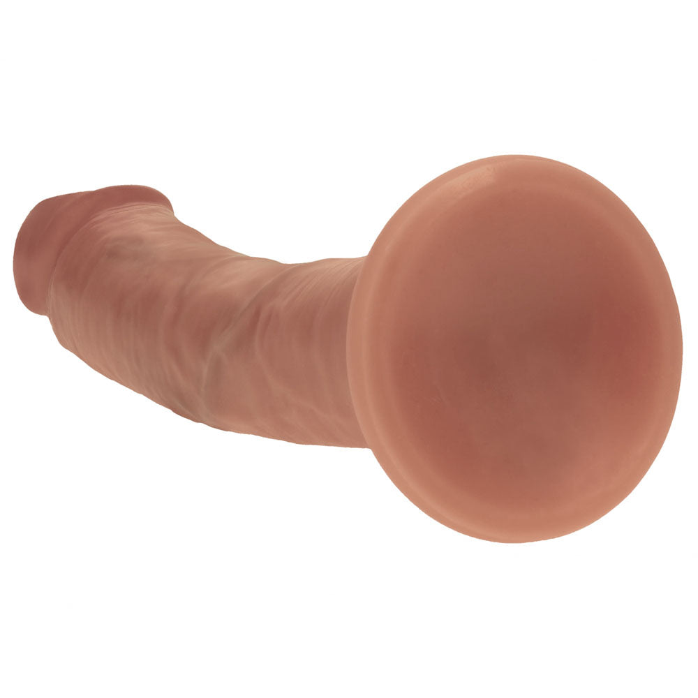 REALROCK tan 8 inch curved silicone dildo – image 5