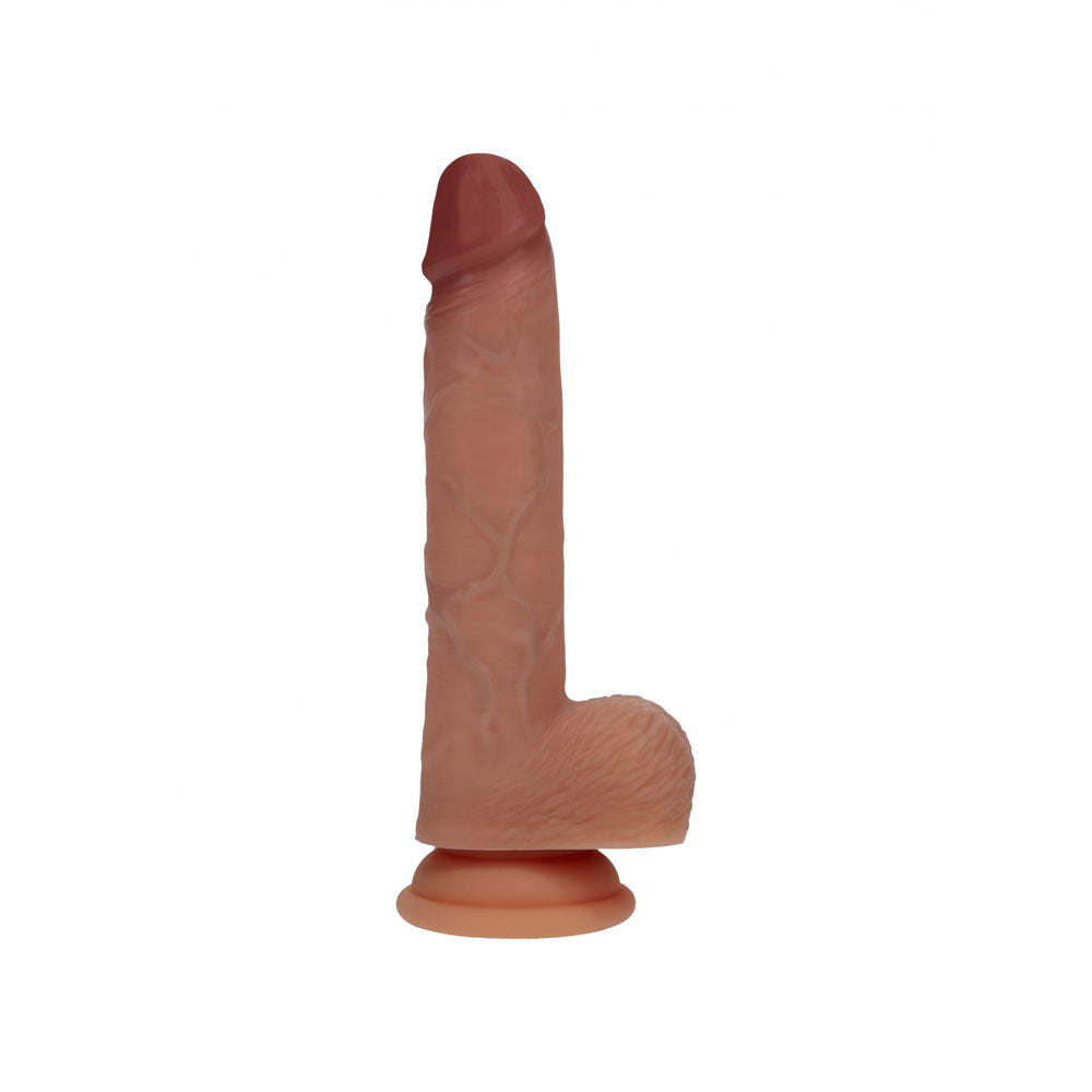 REALROCK tan 7 inch thrusting silicone dildo – image 2