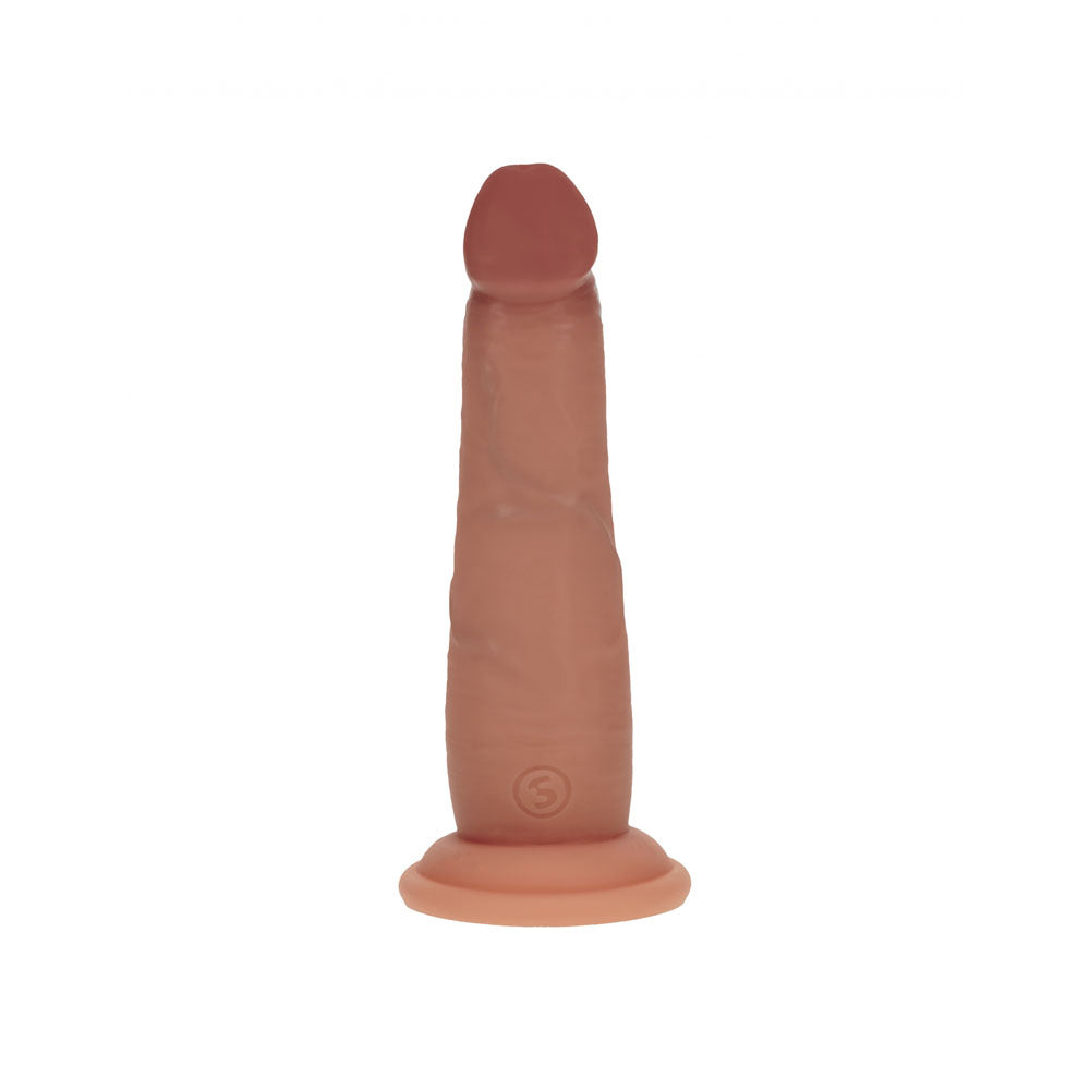 REALROCK tan 6 inch sliding skin silicone dildo – image 5