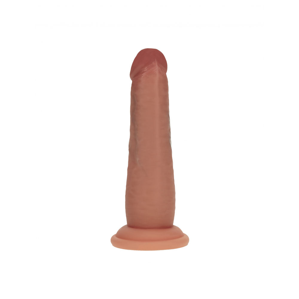 REALROCK tan 6 inch sliding skin silicone dildo – image 6