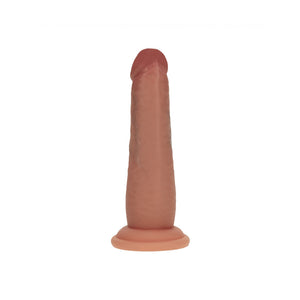 REALROCK tan 6 inch sliding skin silicone dildo – image 6