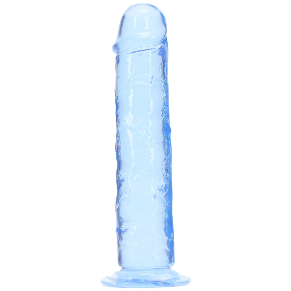 REALROCK crystal clear blue 5 inch slim dildo – image 3