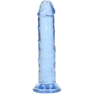 REALROCK crystal clear blue 5 inch slim dildo – image 5