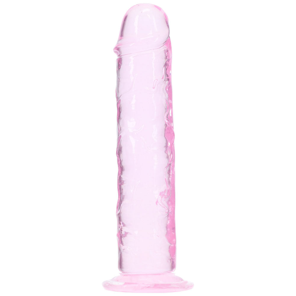REALROCK crystal clear pink 5 inch slim dildo – image 3