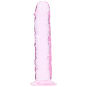REALROCK crystal clear pink 5 inch slim dildo – image 3