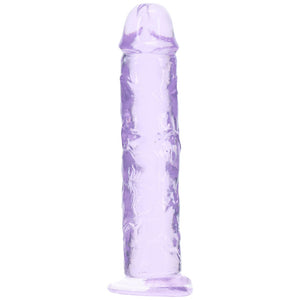 REALROCK crystal clear purple 5 inch slim dildo – image 5