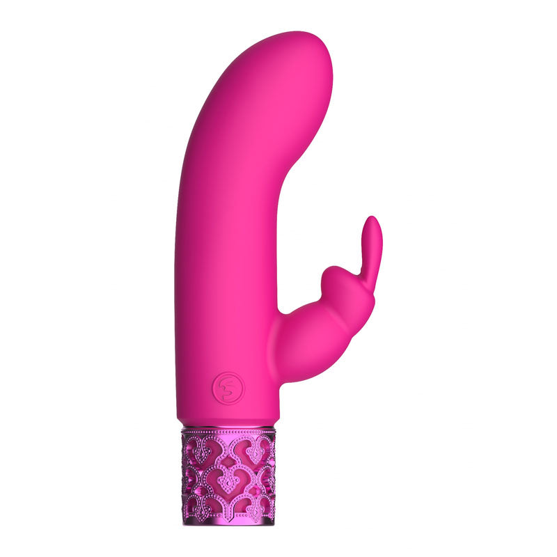Royal Gems Bullet – Rechargeable, Body-Safe Silicone – Pink – 12 cm
