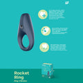 Satisfyer Cock Ring – Vibrating – Body-Safe Silicone – Black