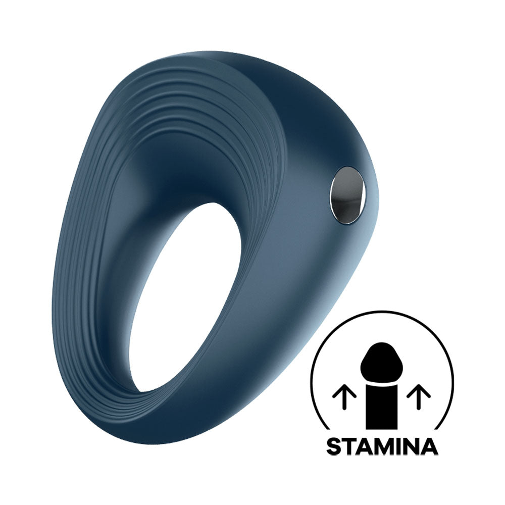 Satisfyer Cock Ring – Vibrating – Body-Safe Silicone – Black