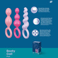 Satisfyer Anal Toys – Set of 3 – Body-Safe Silicone – Multicolour
